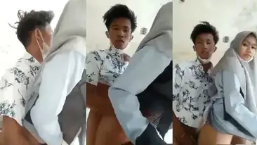 Bokep Jilbab SMA Diewe Pacar di Tempat Sepi