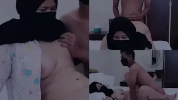 Skandal Hijab Sange Main Sendirian Full HD WOT
